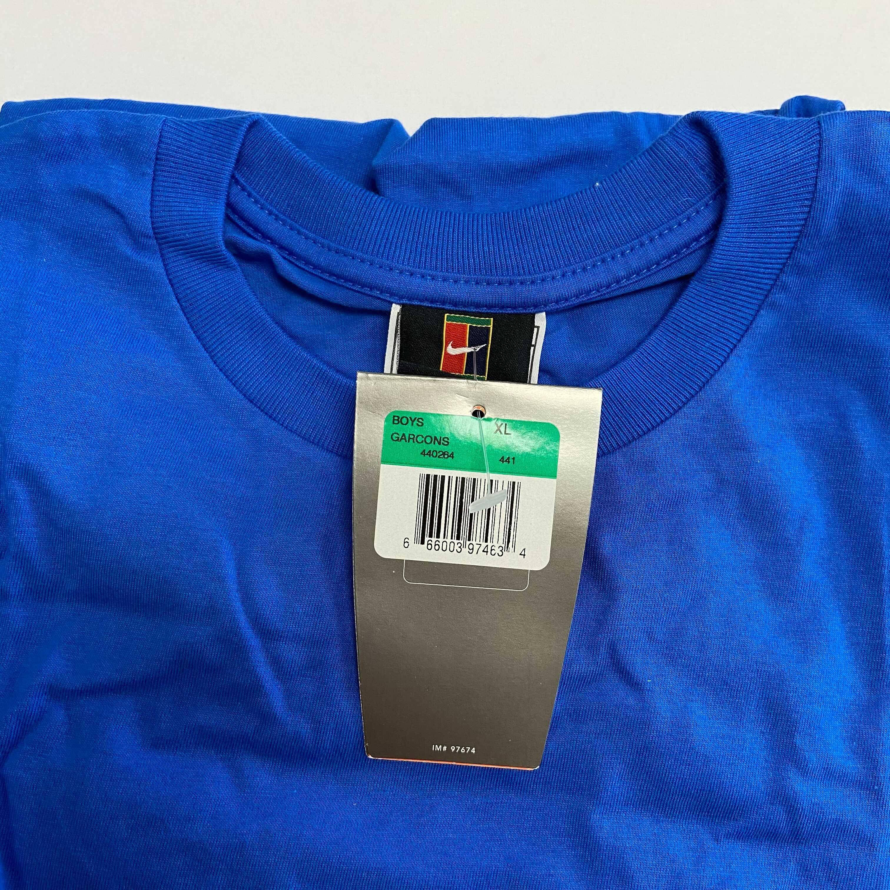 Vintage Nike Boys Blue Tennis T-Shirt