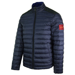 Calvin Klein Nylon Mens Navy Padded Coat