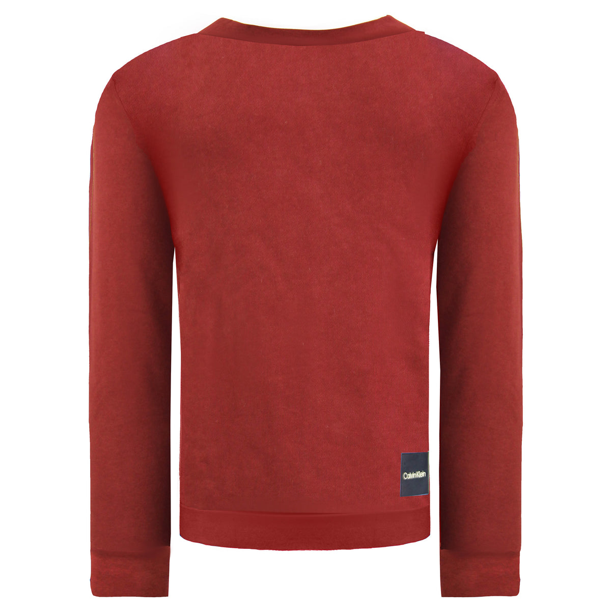 Calvin Klein Badge Mens Red Sweater