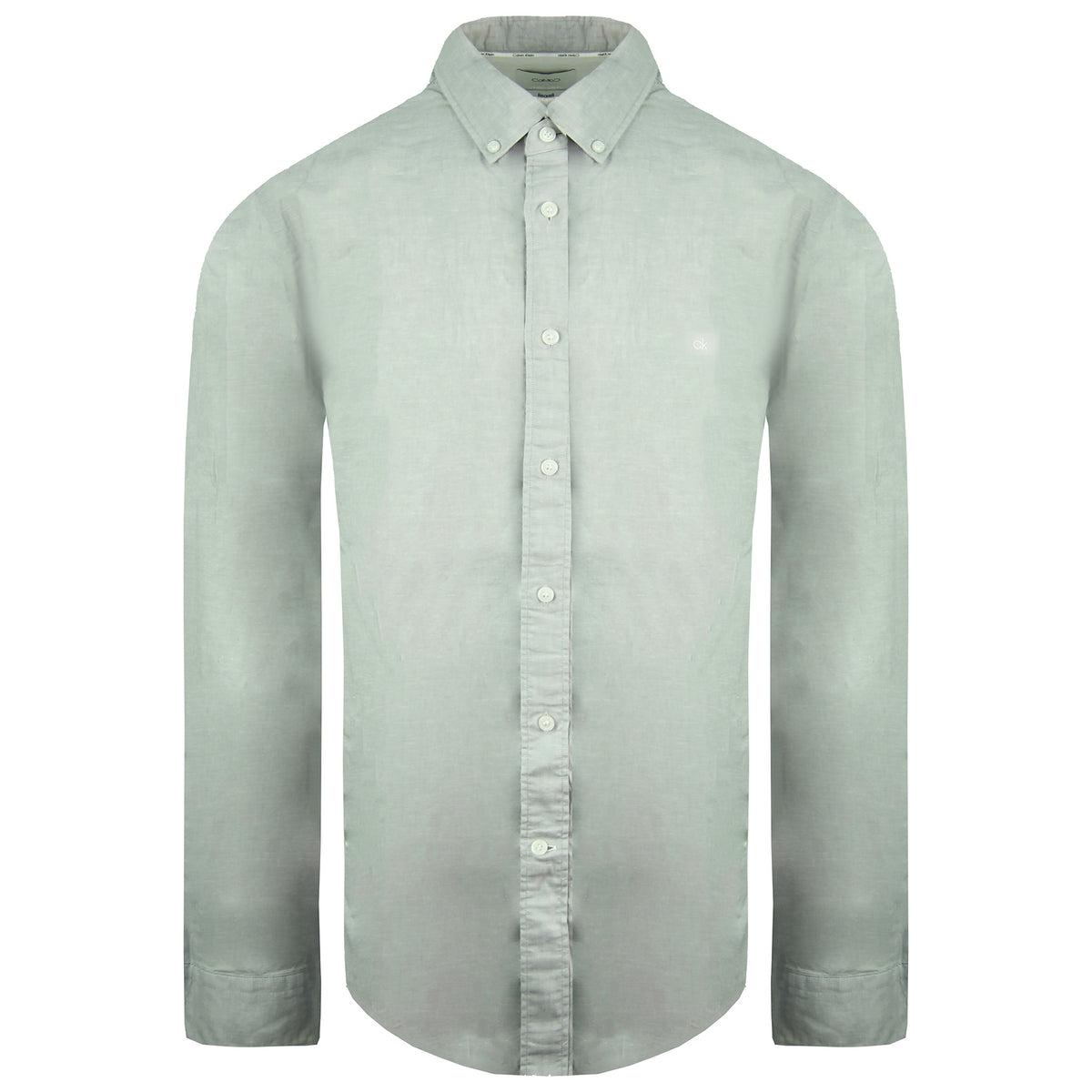 Calvin Klein Regular Fit Mens Light Green Shirt