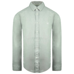 Calvin Klein Regular Fit Mens Light Green Shirt