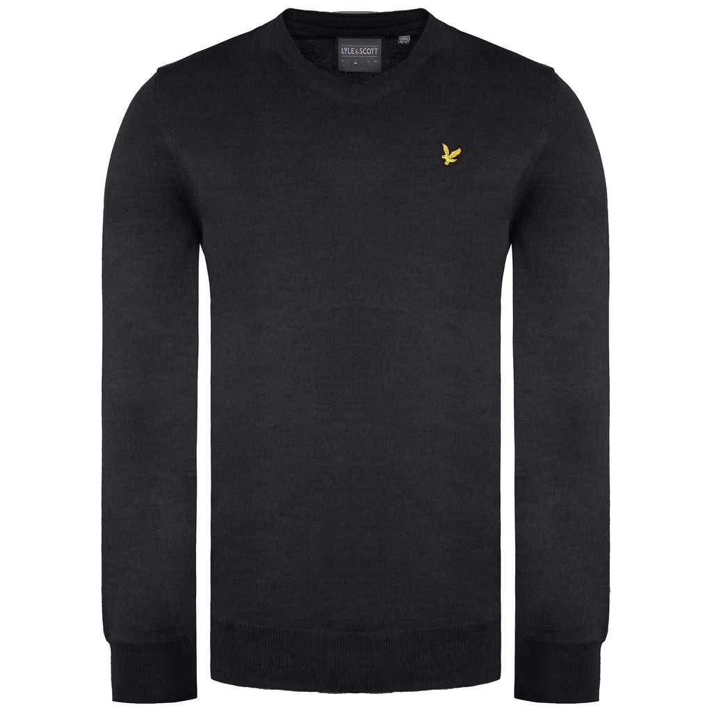 Lyle & Scott Golf Mens Black Sweater