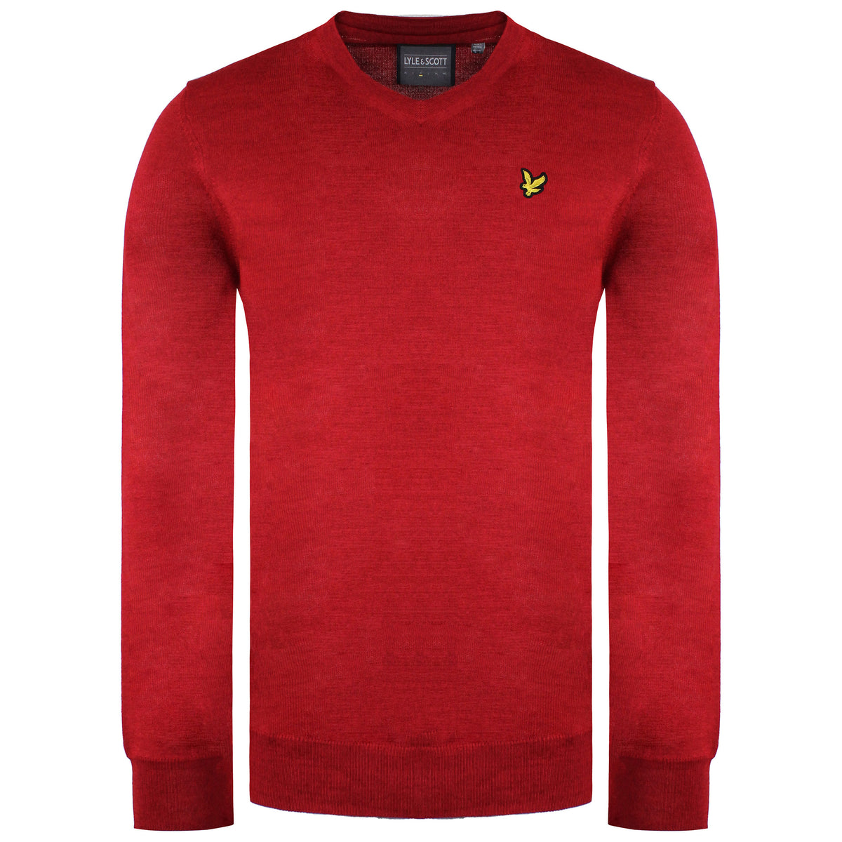 Lyle & Scott Golf Mens Red Sweater