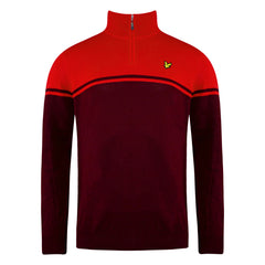 Lyle & Scott Croft Golf Mens Red Sweater