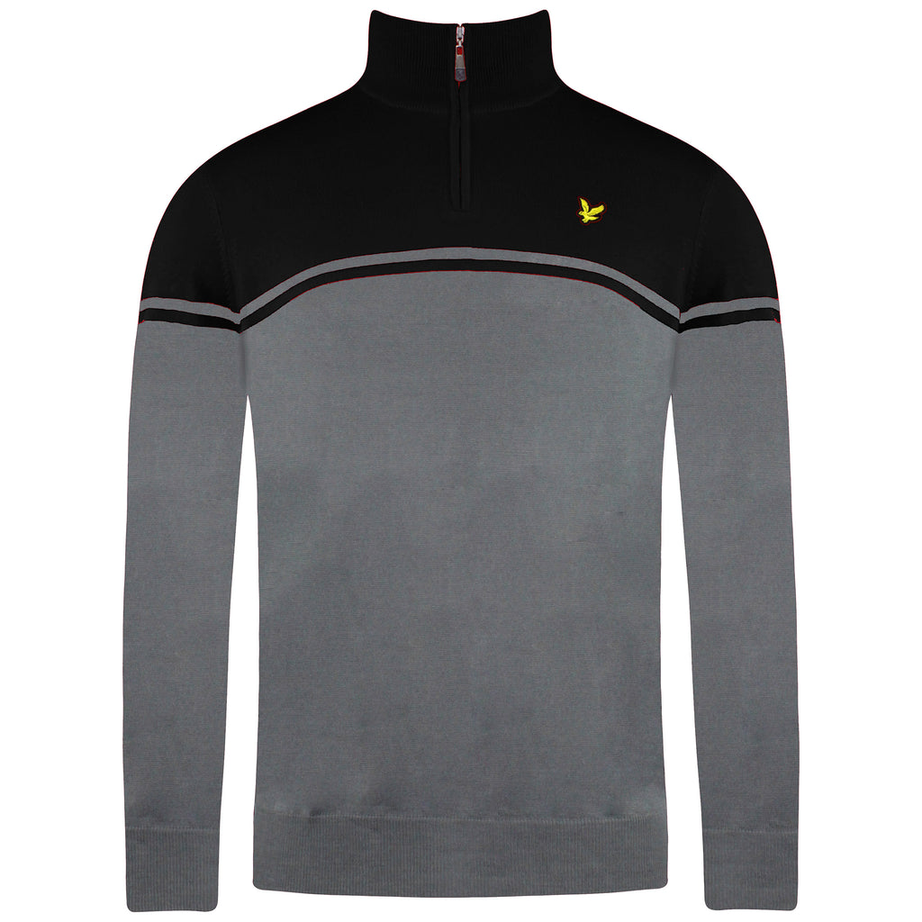 Lyle & Scott Croft Golf Mens Grey Sweater