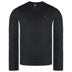 Lyle & Scott Merino Golf Mens Black Sweater