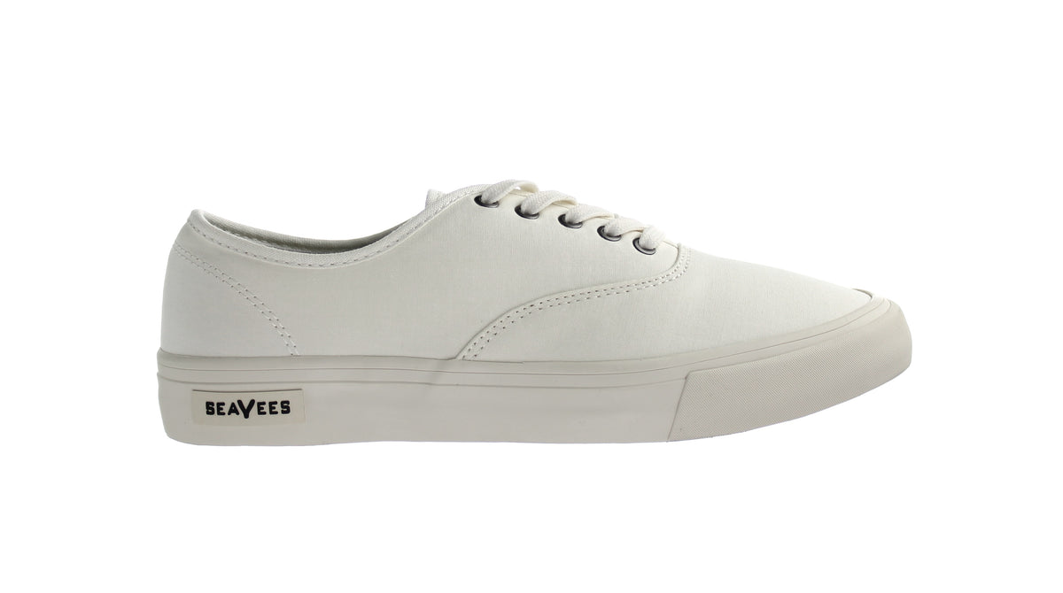 Seavees Legend Sneaker Standard Bleach Poplin White Womens Trainers