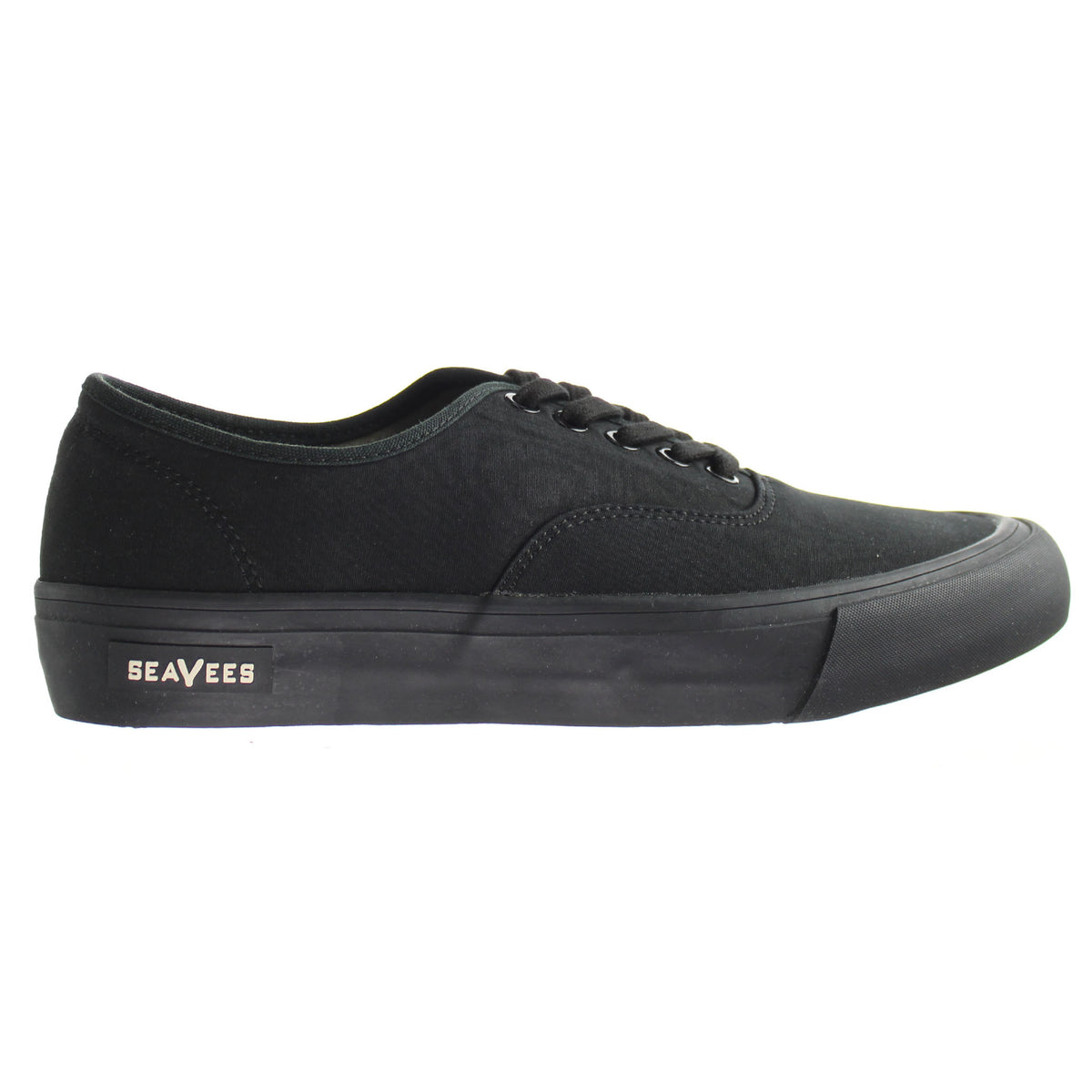 Seavees Legend Sneaker Standard Black Poplin Black Mens Shoes