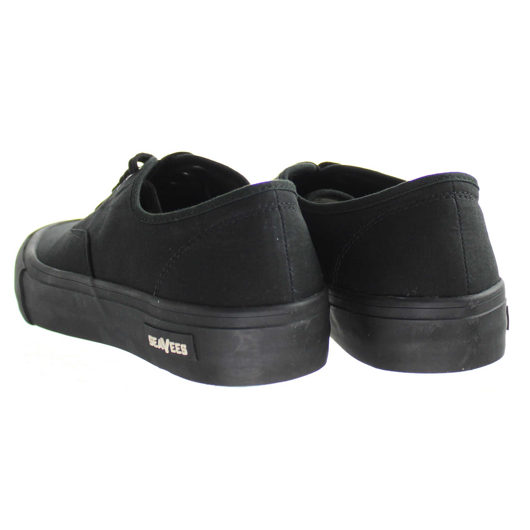 Seavees Legend Sneaker Standard Black Poplin Black Mens Shoes