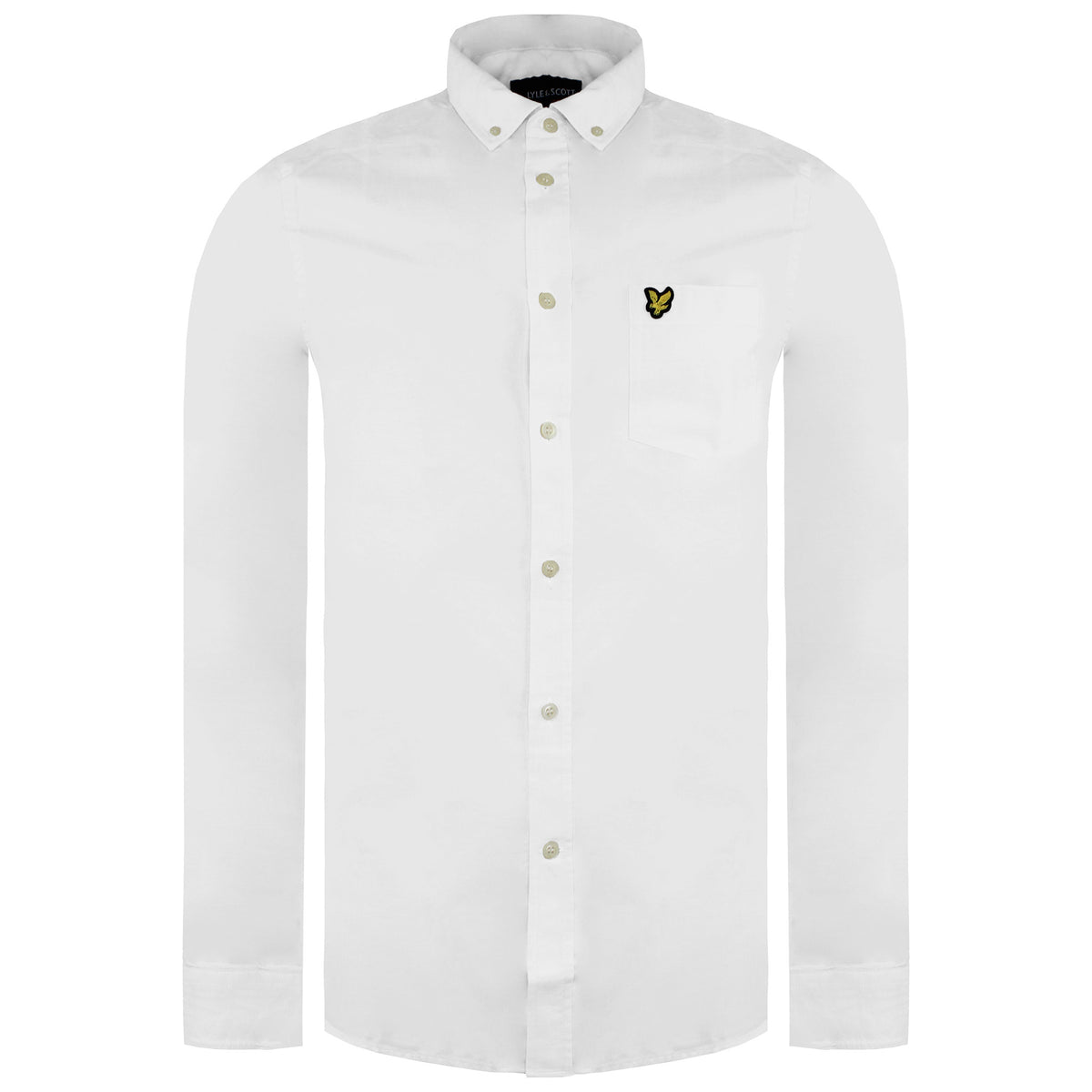 Lyle & Scott Regular Fit Mens White Oxford Shirt