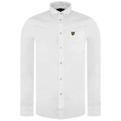 Lyle & Scott Regular Fit Mens White Oxford Shirt