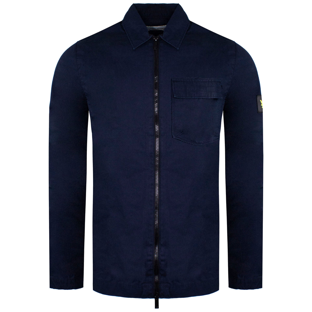 Lyle & Scott Overshirt Utility Mens Navy Jacket