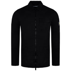 Lyle & Scott Overshirt Utility Mens Black Jacket