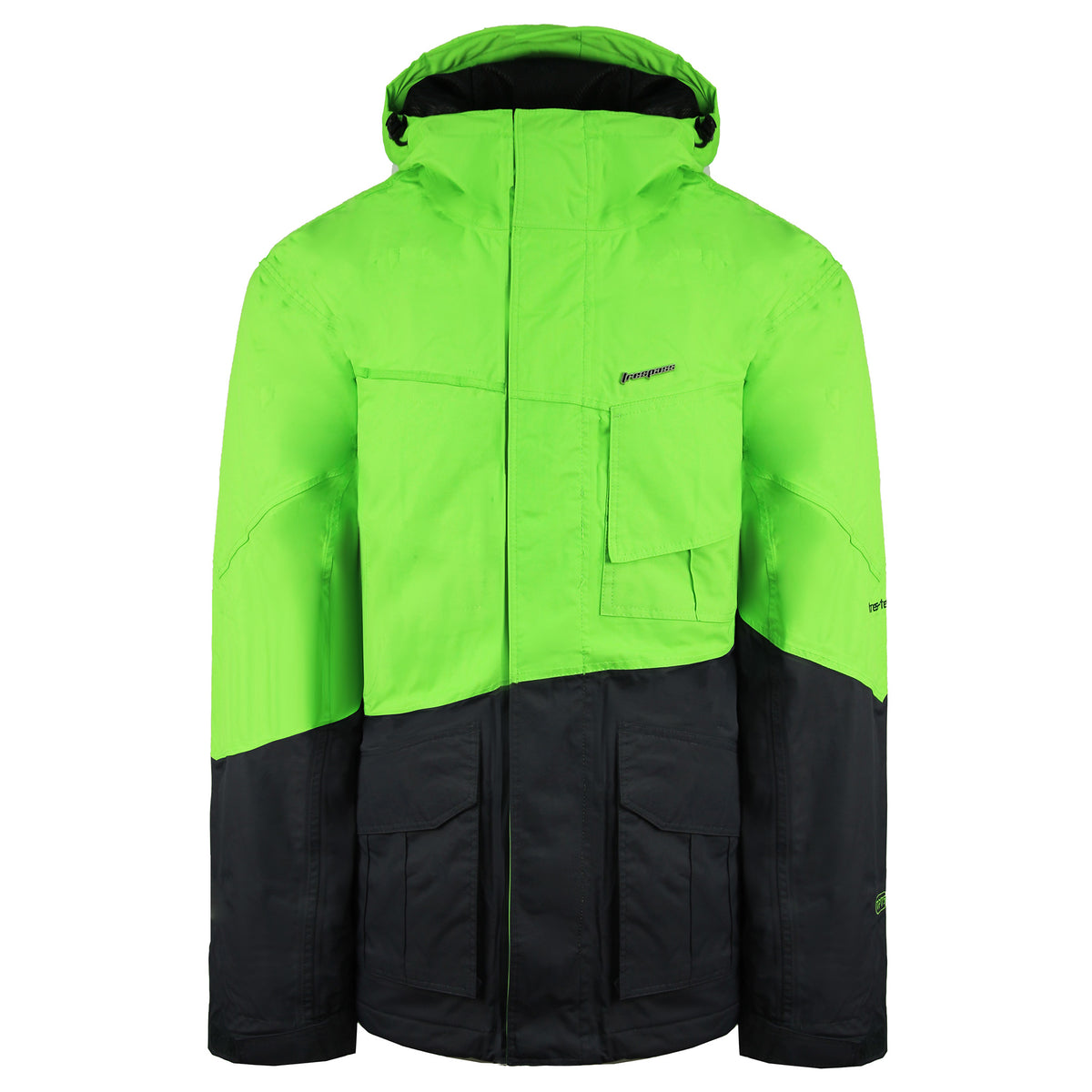 Trespass Waterproof Breathable Lime Mens Mashed Elevate Jacket MAJKSKF20032 LIME