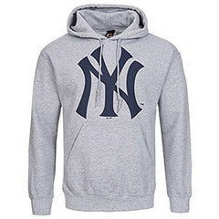 Majestic Gatton NYY New York Yankees Mens Grey Hoodie