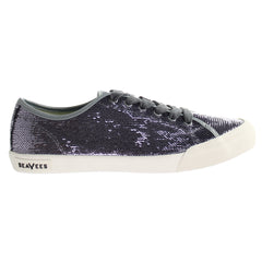 Seavees Monterey Standard Sequins Womens Purple Plimsolls