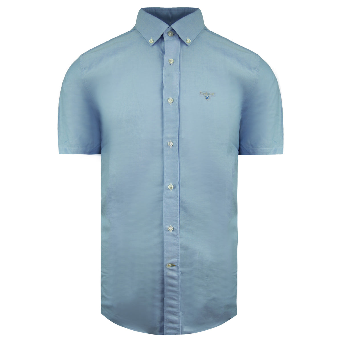 Barbour Tailored Fit Mens Blue Oxford Shirt