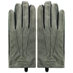 Ted Baker Suede Womens Grey Gloves