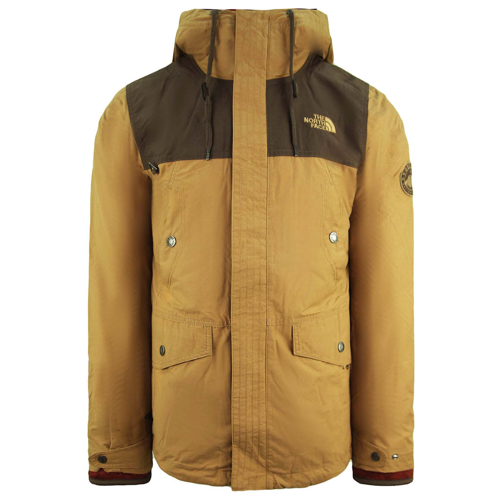 The North Face Snap Neck Triclimate Mens Brown Lifestyle Coat