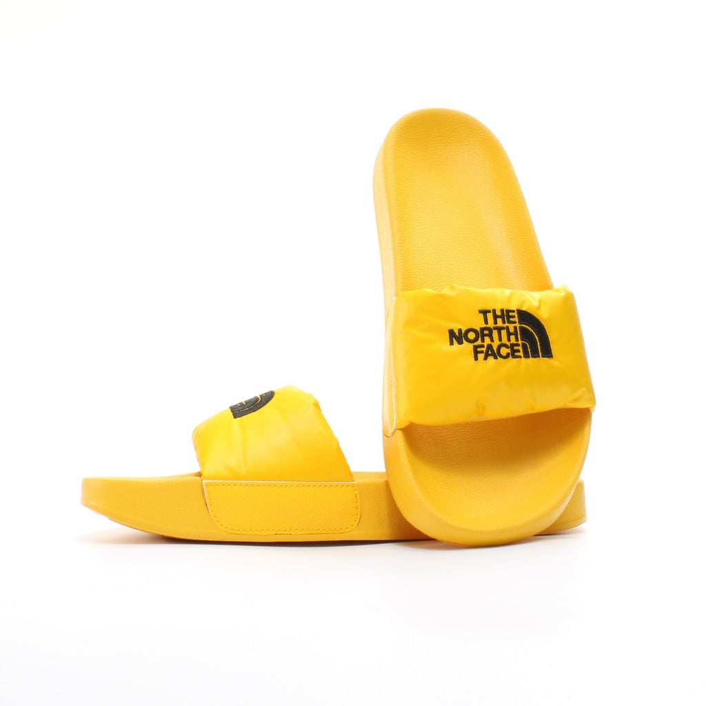 The North Face Nuptse Mens Yellow Sliders