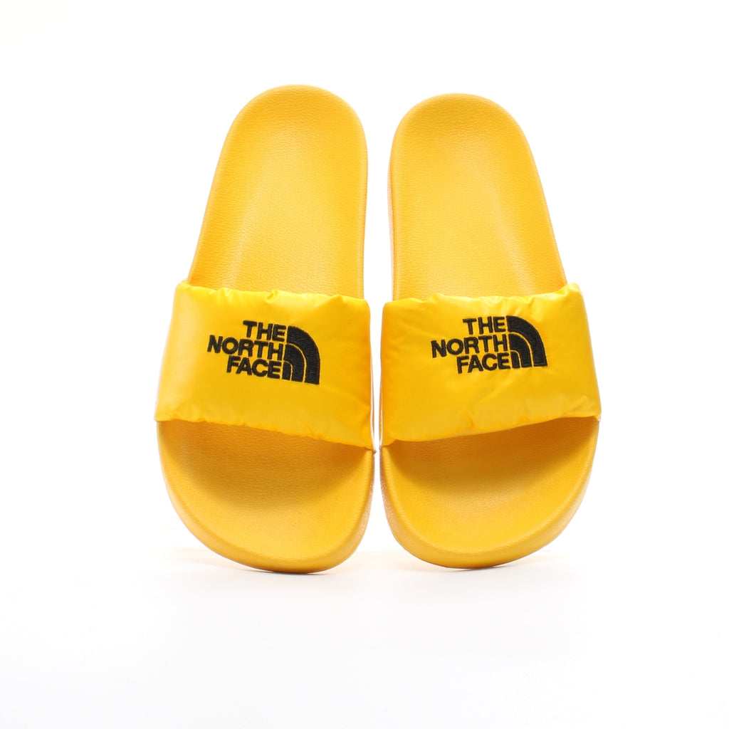 The North Face Nuptse Mens Yellow Sliders