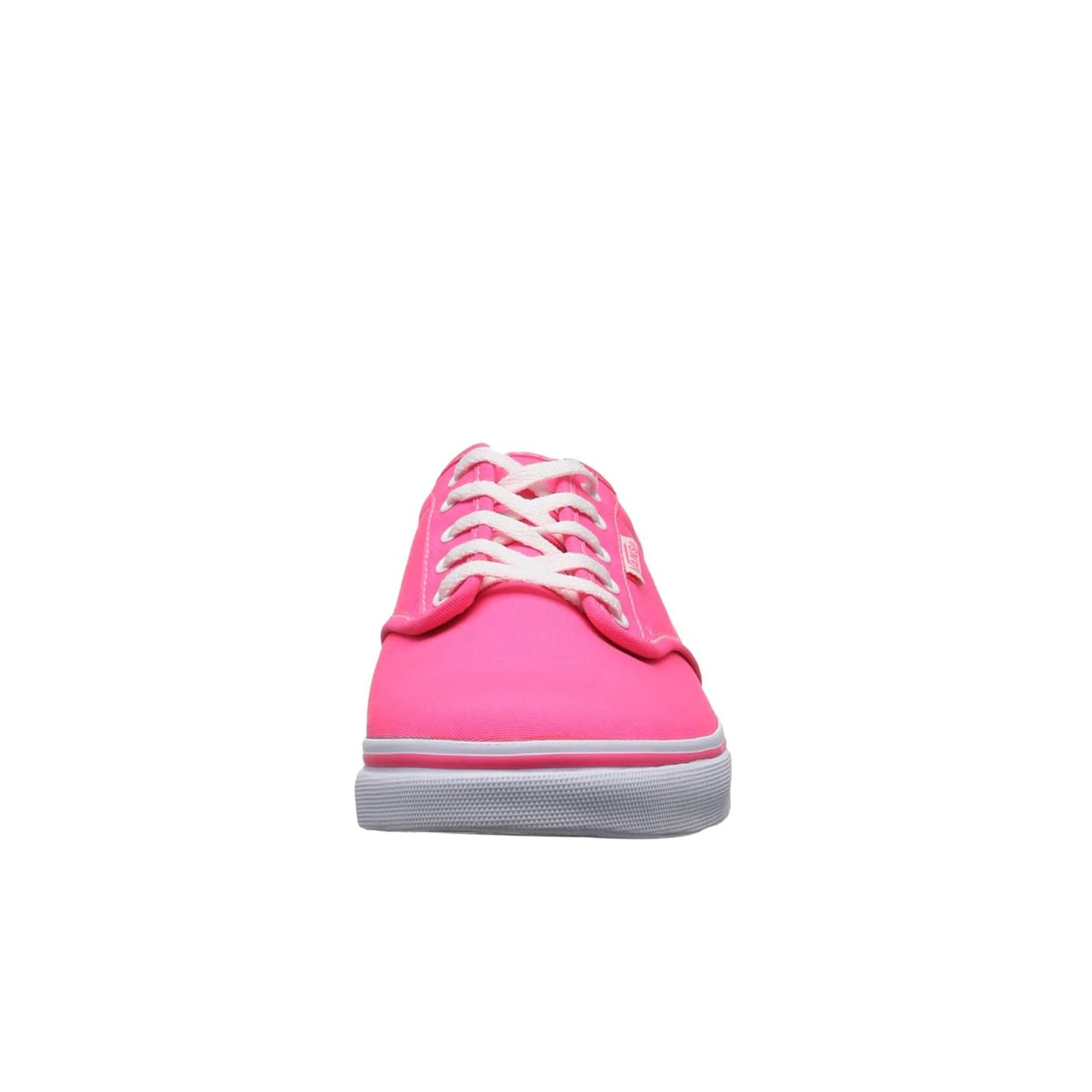 Vans Atwood Low Top Lace-Up Pink Canvas Womens Plimsolls NJ06AQ