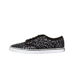 Vans Atwood Low Lace-Up Black Canvas Womens Plimsolls NJO72F