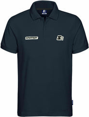 Starter Falcon Mens Short Sleeve Navy Blue Polo Shirt CPE00038