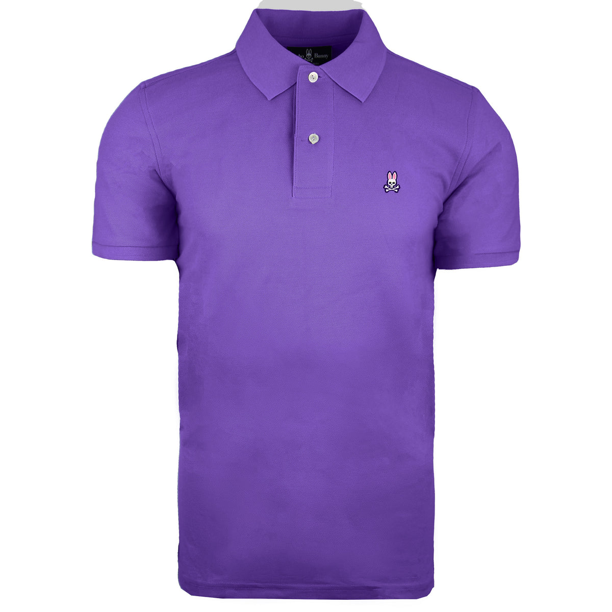 Psycho Bunny by Robert Godley Mens Purple Polo Shirt