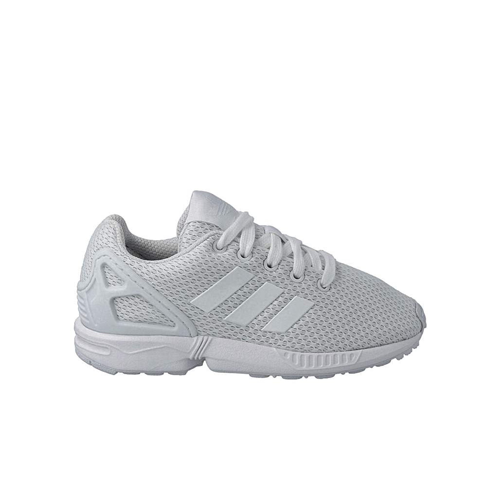 Adidas ZX Flux Lace-Up White Synthetic Kids Trainers S81421