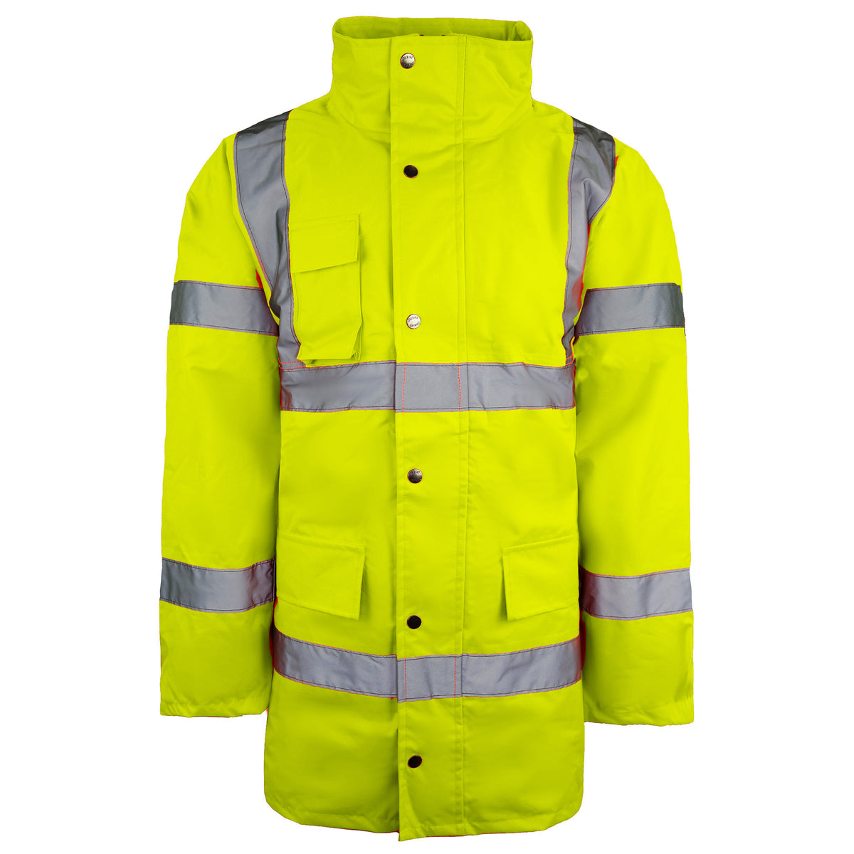 Dickies Motorway Safety Mens Yellow Waterproof Jacket