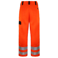 Dickies Everyday Work Wear Hi-Vis Trousers Orange Navy Mens Bottoms SA24 7T ORANGE/NAVY