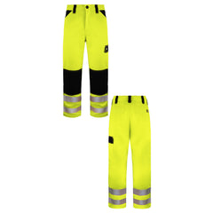 Dickies Everyday Work Wear Hi-Vis Mens Yellow Trousers