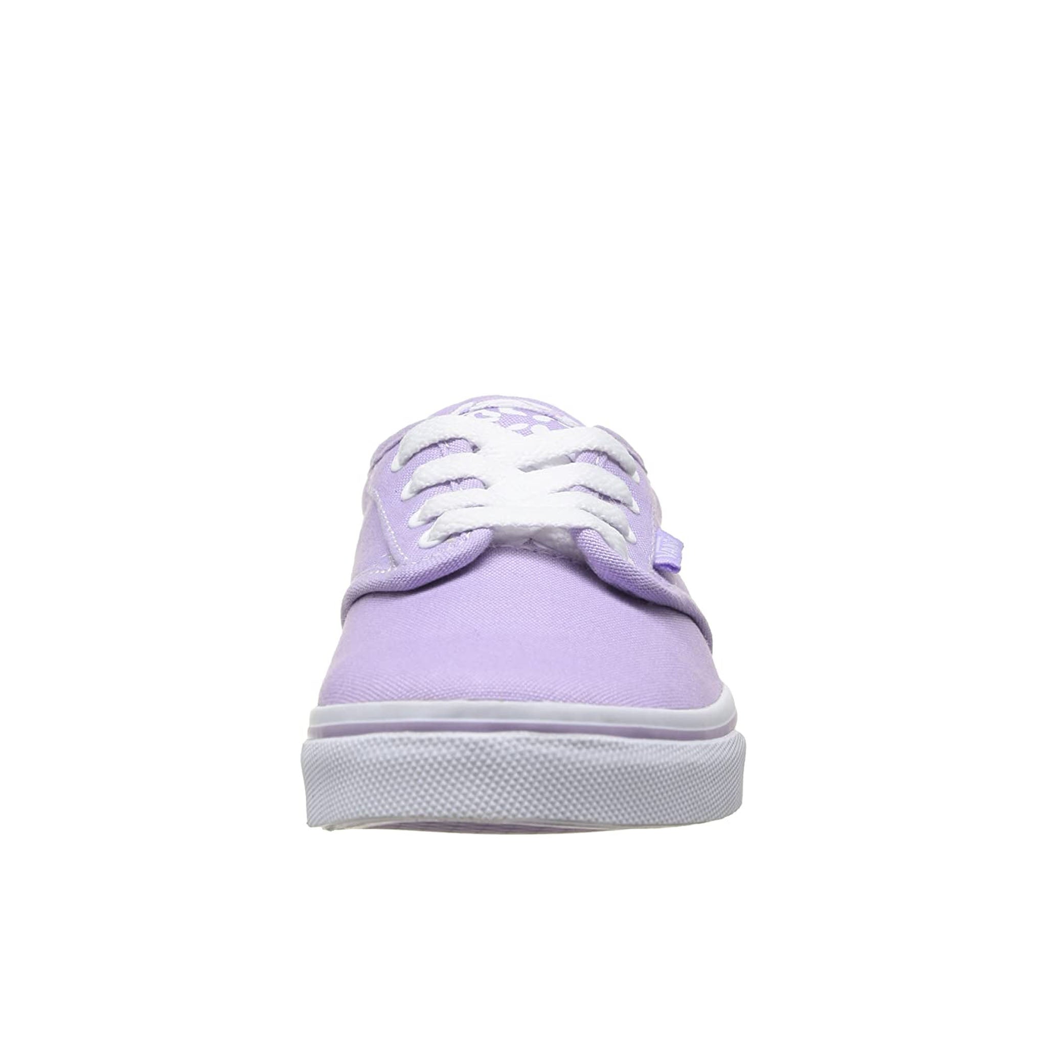 Vans Atwood Low  Lace-Up Purple Canvas Kids Plimsolls SEGAUY