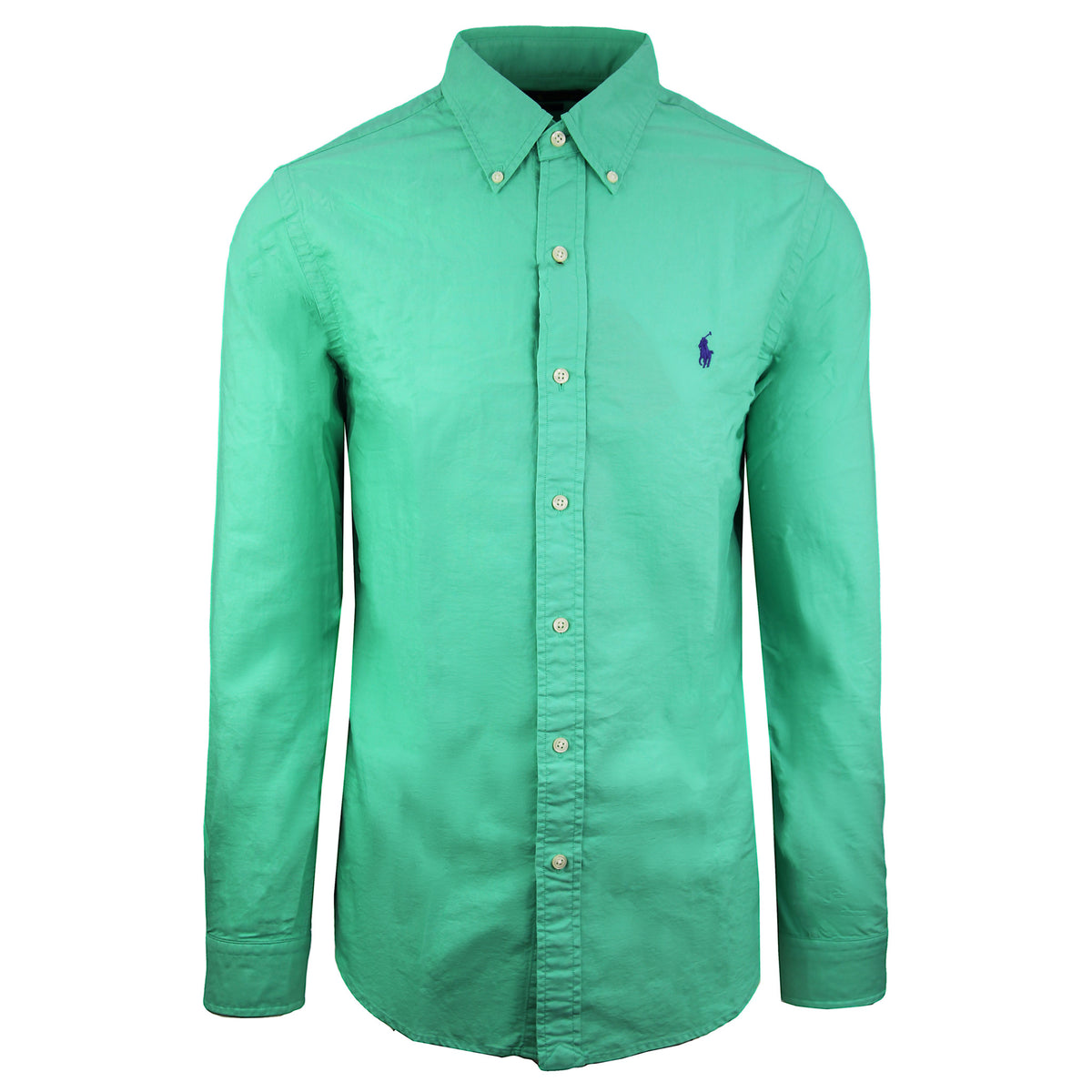 Ralph Lauren Slim Fit Mens Green Oxford Shirt