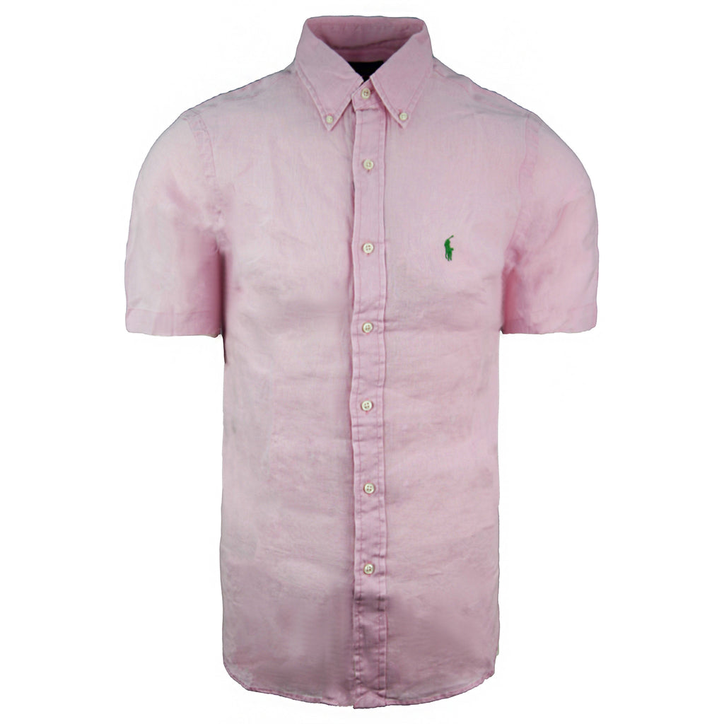 Ralph Lauren Slim Fit Mens Pink Shirt