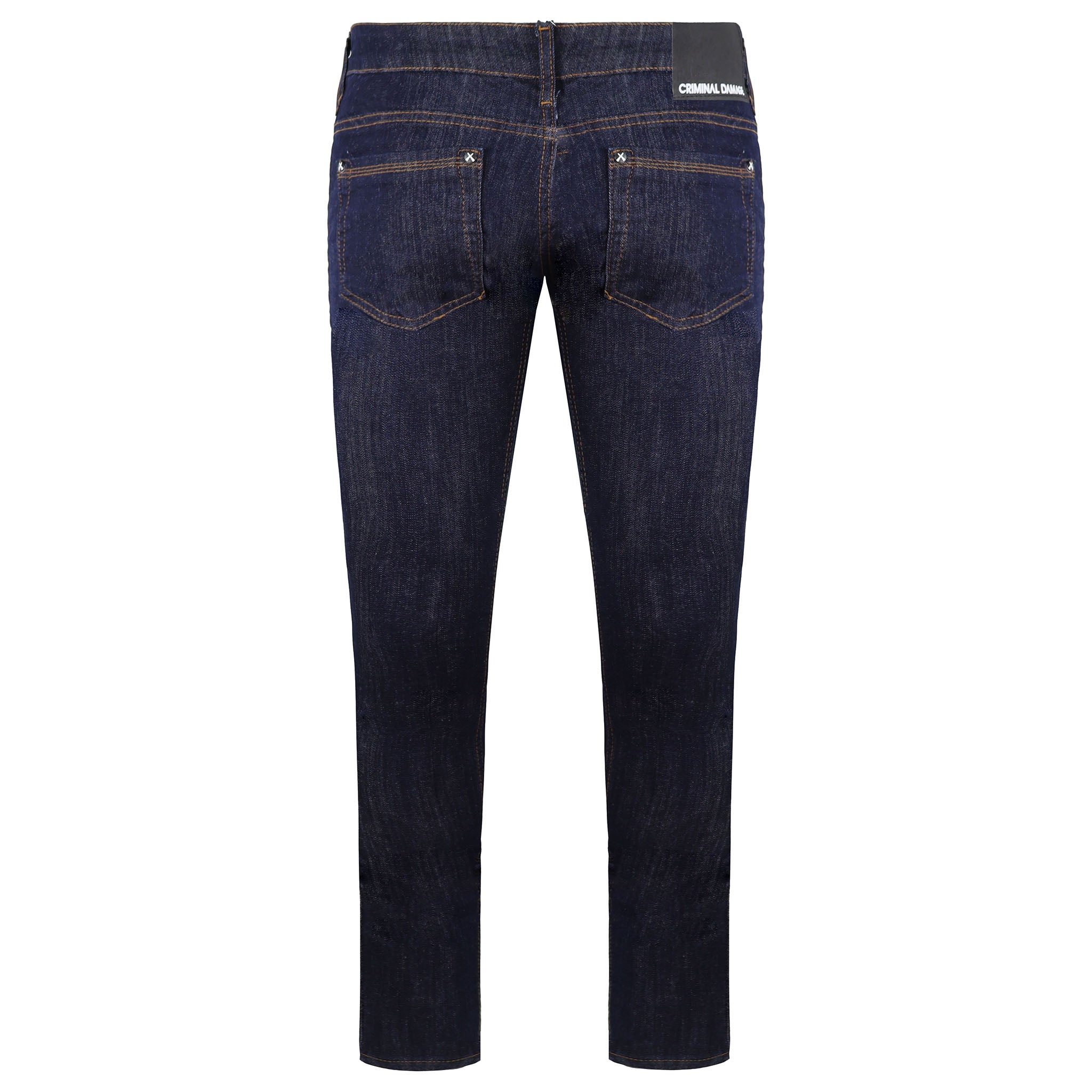Criminal Damage Indigo Mens Denim Jeans