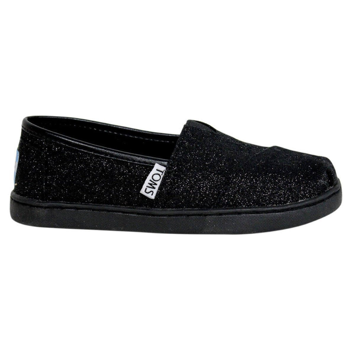Toms Classic Kids Black Espadrilles
