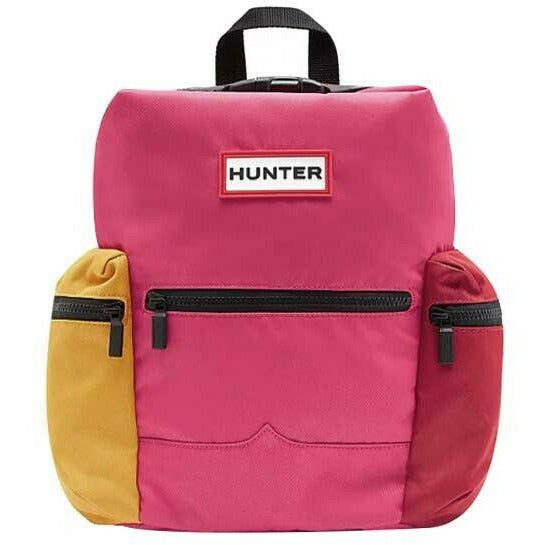 Hunter Original Colourblock Topclip Backpack Pink Bag UBB6018MED PIC