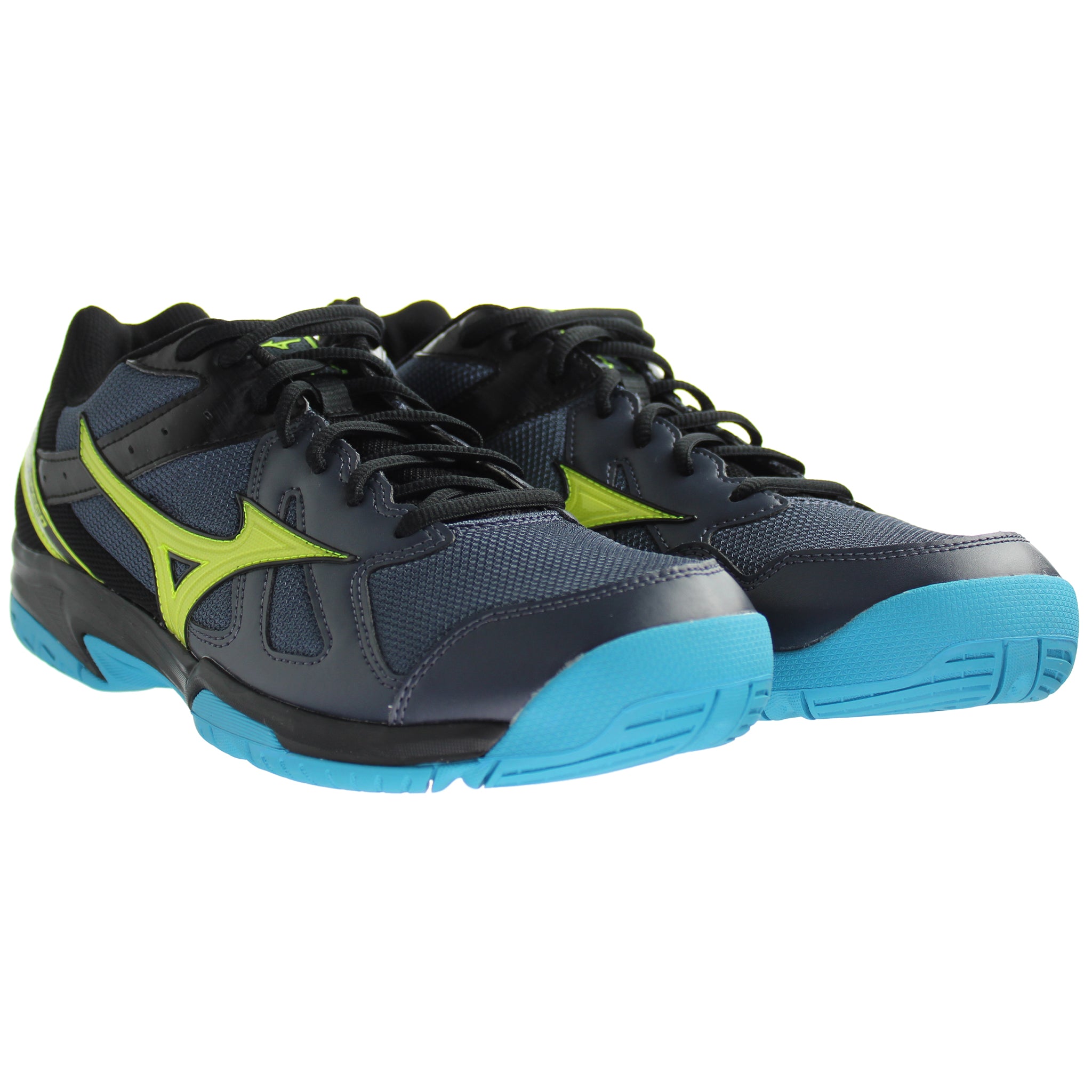 Mizuno Cyclone Speed Mens Black/Blue Volleyball Shoes