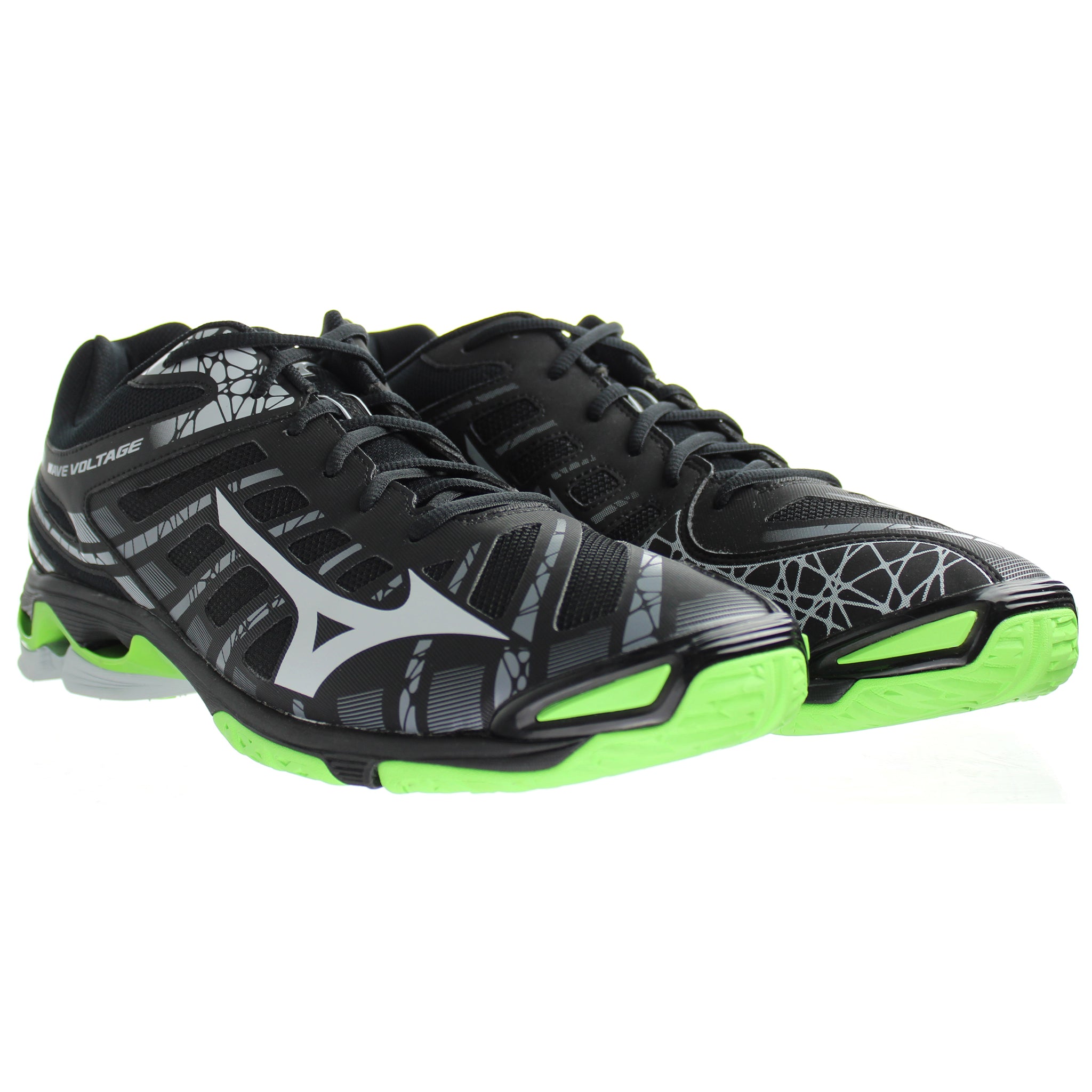 Mizuno Indoor Wave Voltage Black Trainers