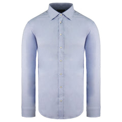 Armani Collezioni Mens Light Blue Modern Fit Shirt