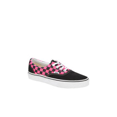 Vans Era Lace-Up Pink Canvas Womens Plimsolls W3CEB4 Black