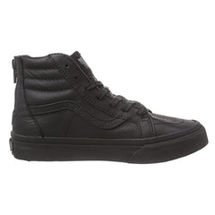 Vans Authentic Hi Top Kids Black Trainers