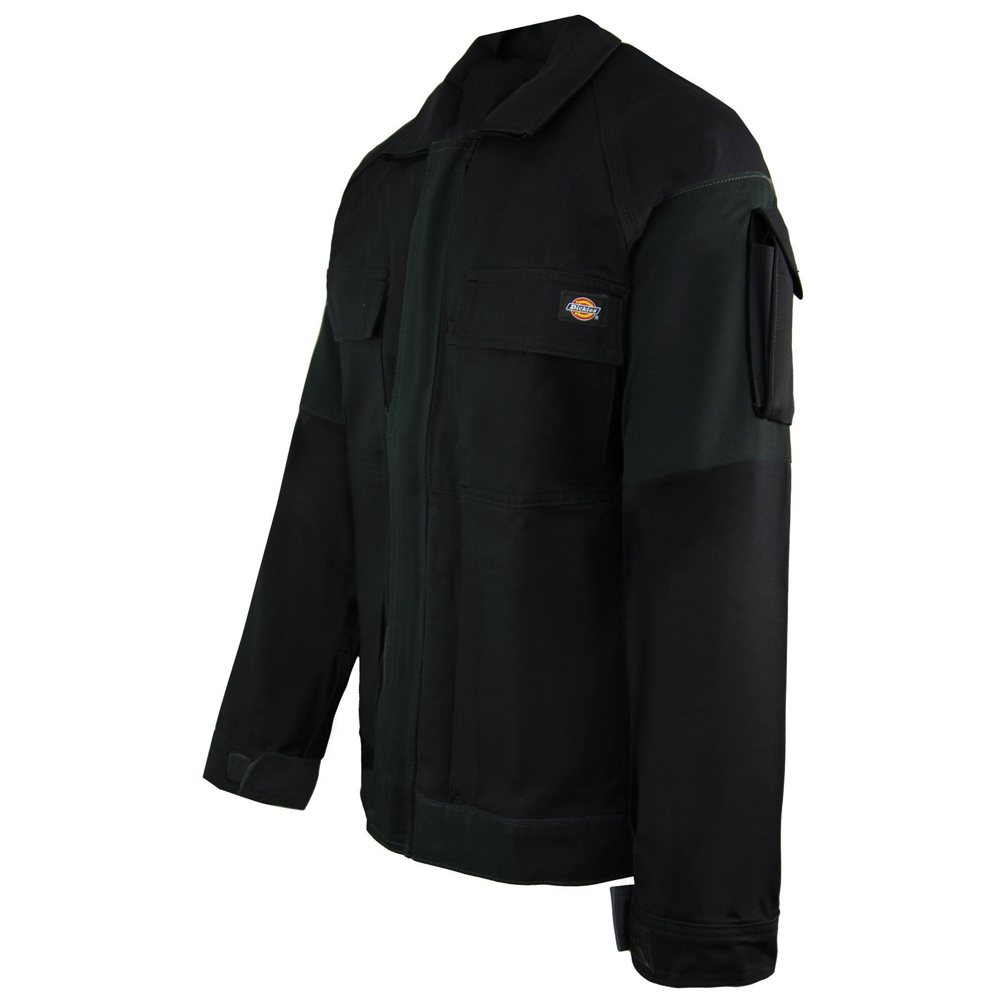 Dickies Grafter Duo Tone Mens Black Work Wear Jacket