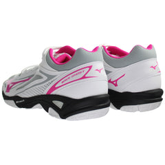 Mizuno Indoor Wave Ghost Womens White Handball Shoes