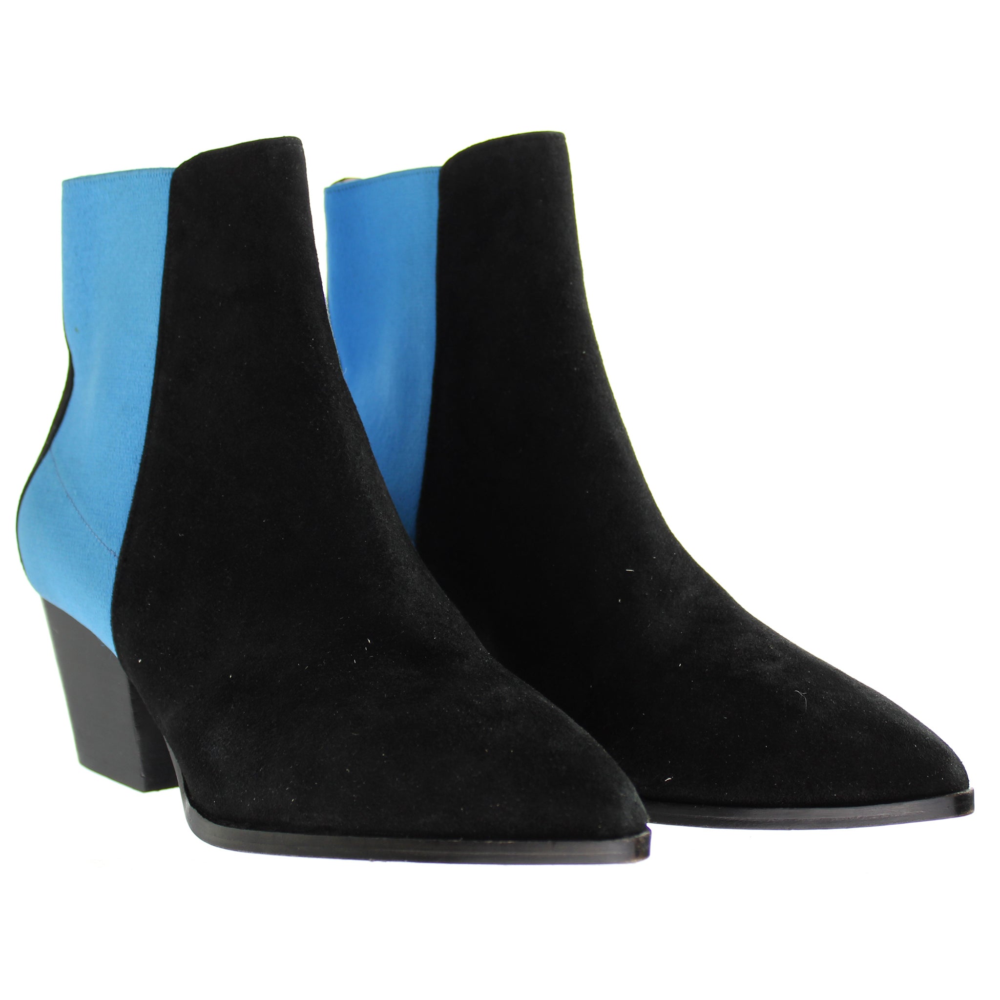 Emporio Armani Nero Camox Azzurro Womens Black Boots