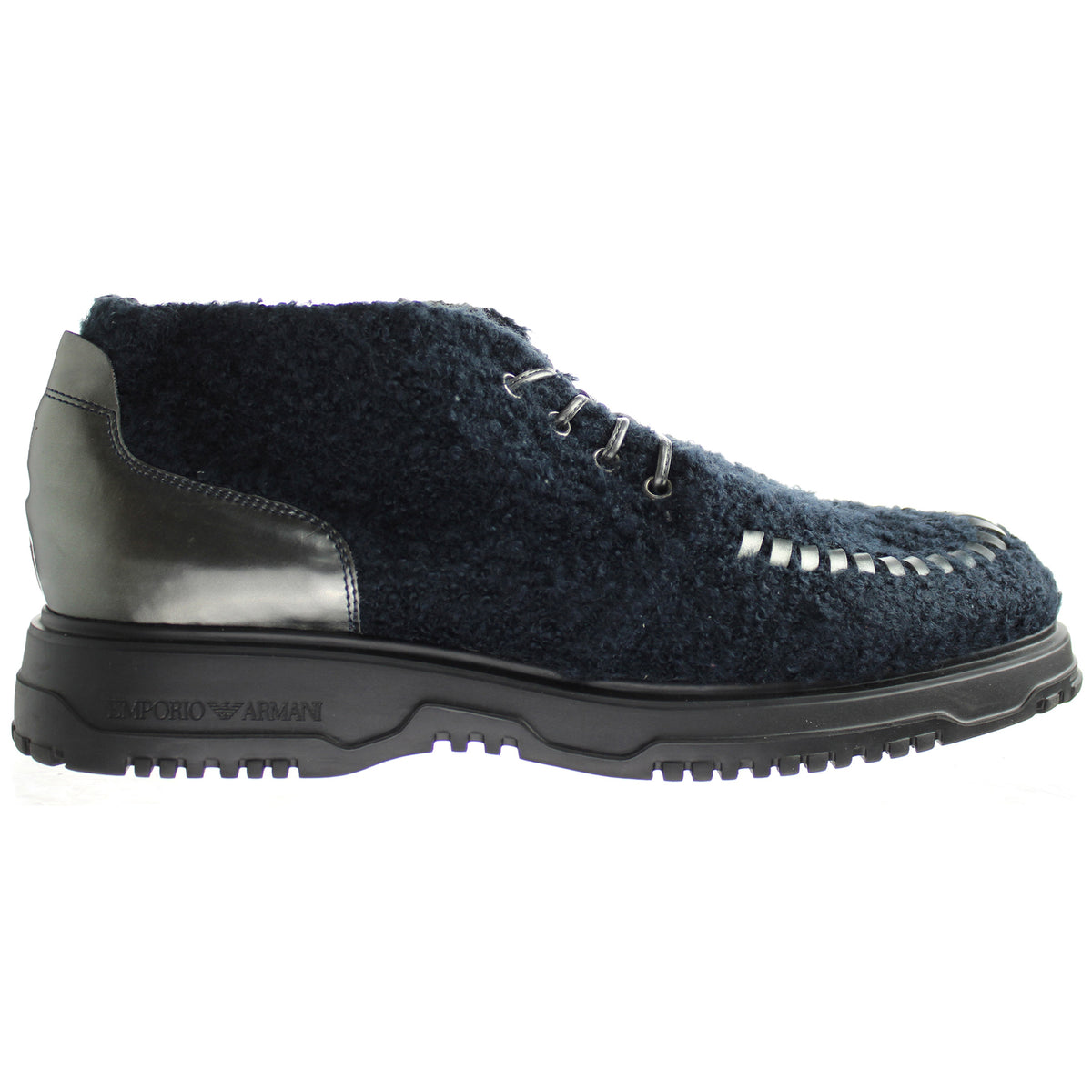 Emporio Armani Ankle Mens Navy Boots