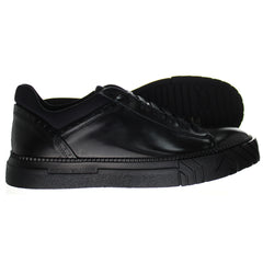 Emporio Armani Womens Black Trainers