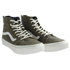 Vans SK8-Hi Slim Zip Womens Brown Trainers